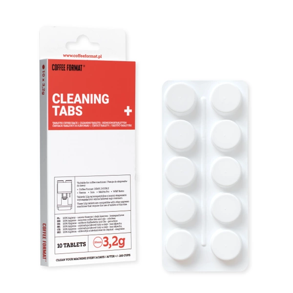 Coffee Format Cleaning TABS+ 10x3,2g Tabletki do czyszczenia ekspresów - obrazek 3