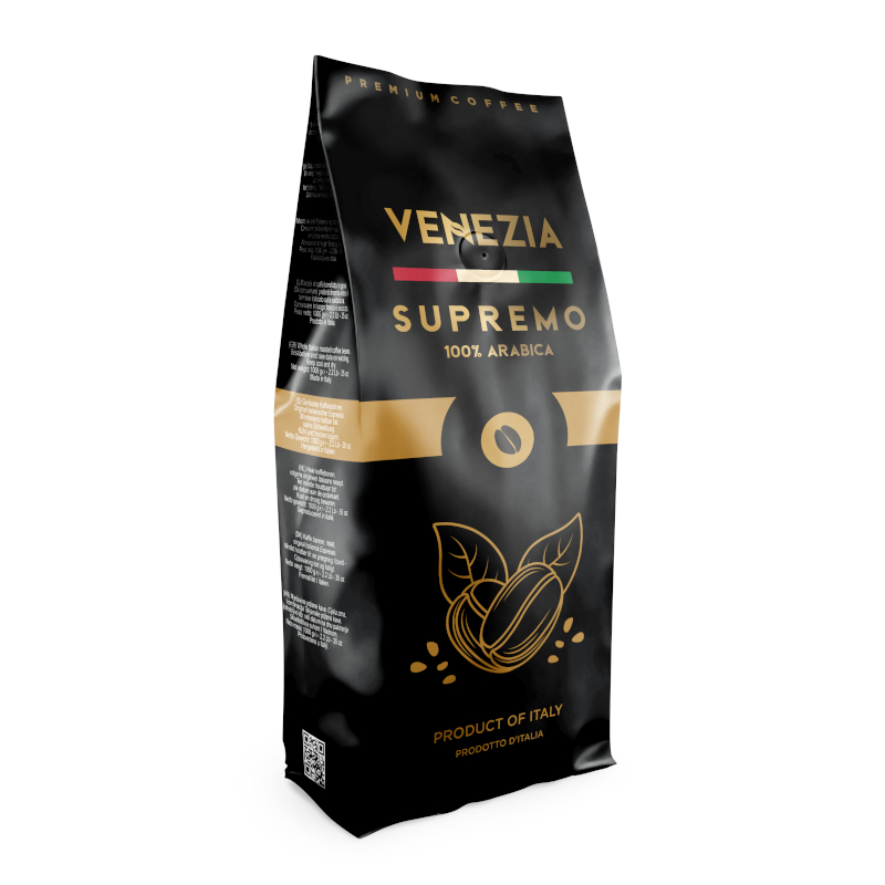 Kawa włoska ziarnista Venezia Supremo 100% Arabika 1kg - obrazek 8