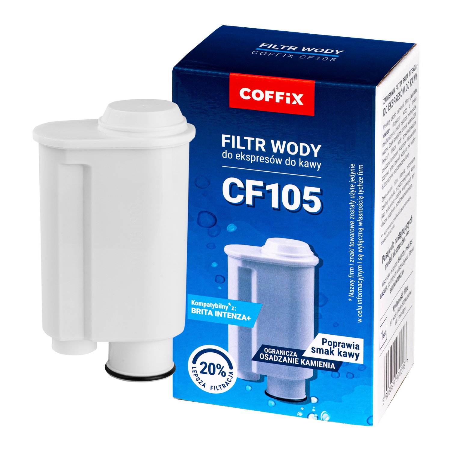 Filtr wody do ekspresu SAECO PHILIPS Brita Intenza+ (zamiennik) COFFIX CF105