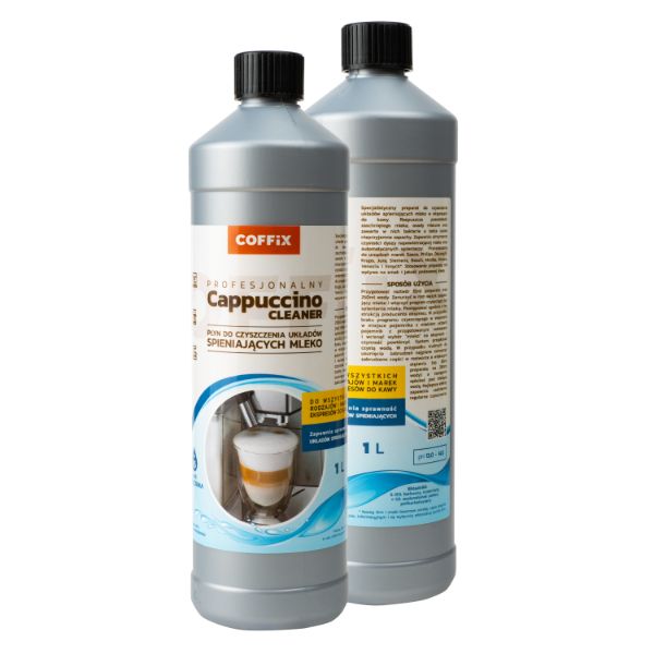 Płyn do czyszczenia toru mleka COFFIX Cappuccino Cleaner UNIWERSALNY 1L - obrazek 2