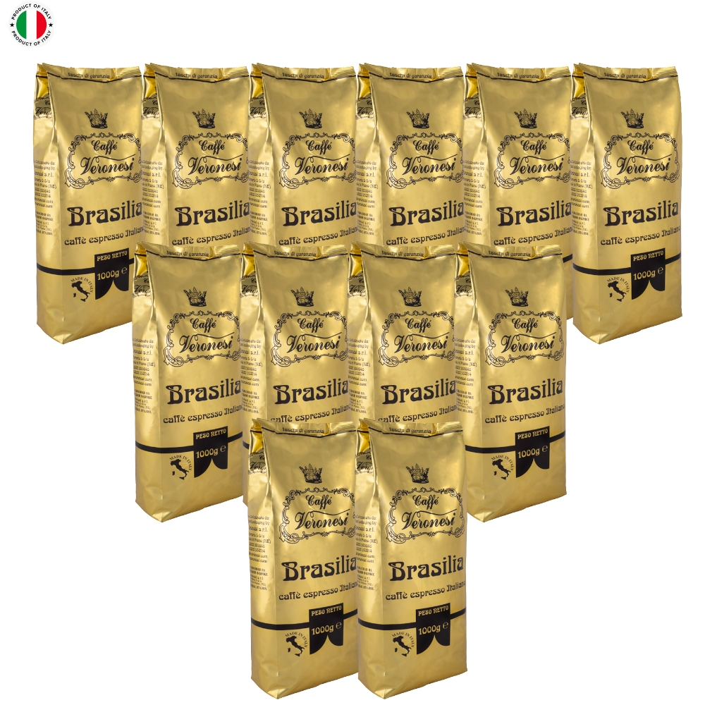 Kawa ziarnista włoska Veronesi Brasilia 12kg