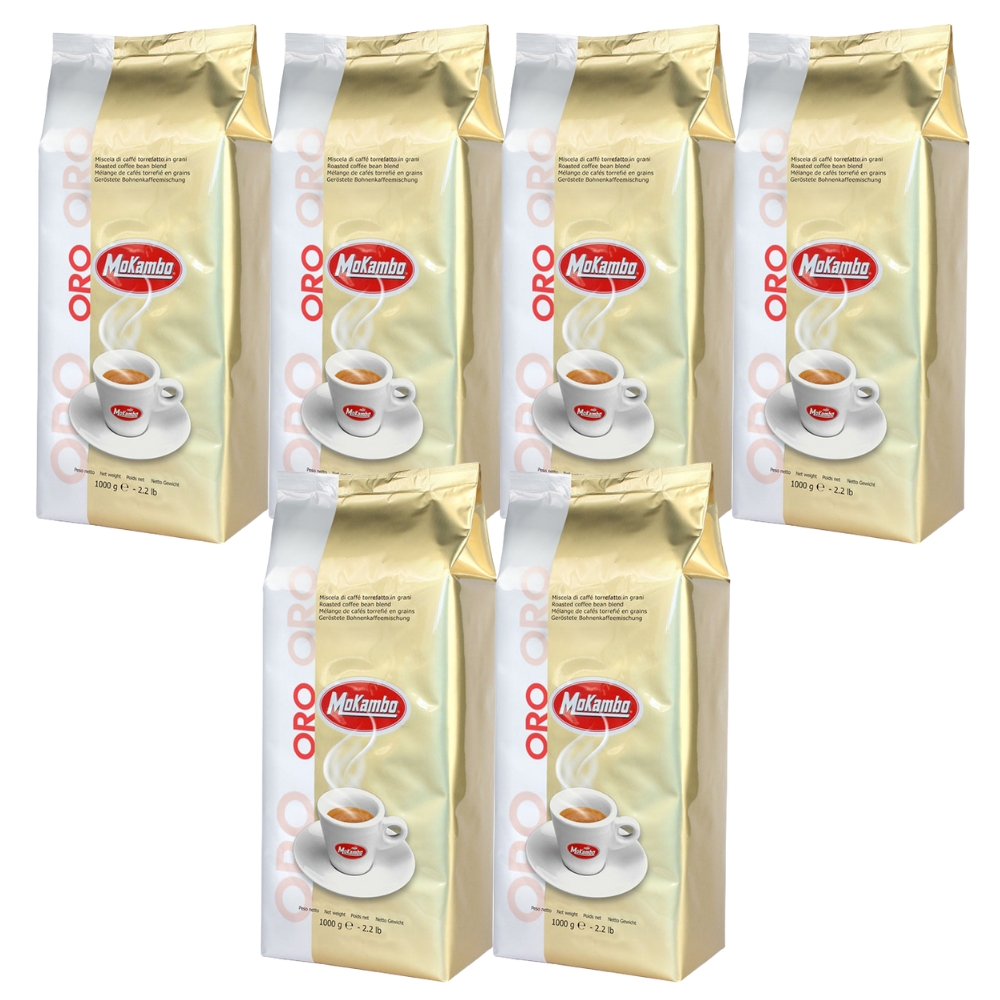 Kawa włoska ziarnista Mokambo Oro - 6kg