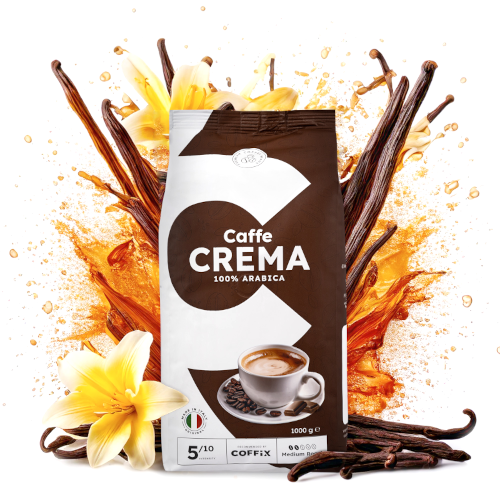 Kawa włoska ziarnista Caffe Crema 100% Arabica 1kg - obrazek 2