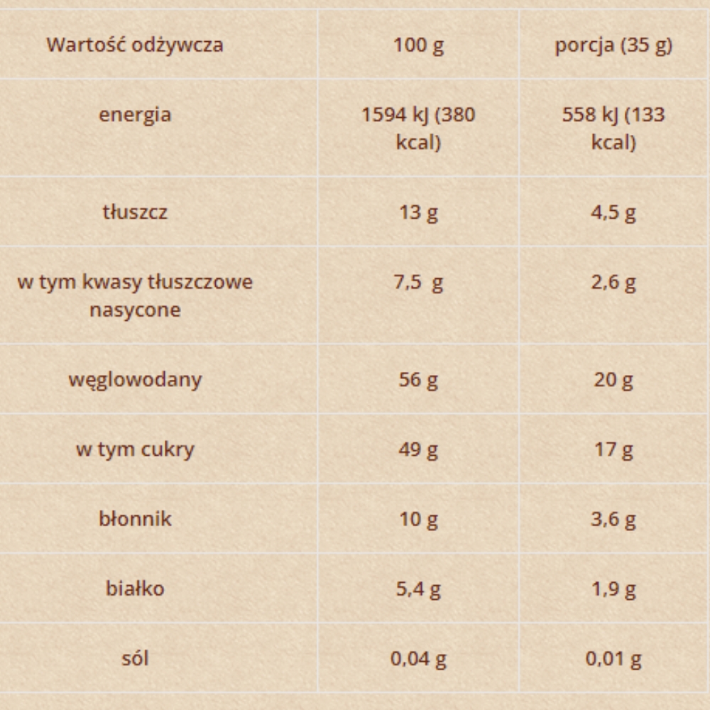Baton owocowy nerkowce & kokos Dobra Kaloria 20szt - obrazek 3