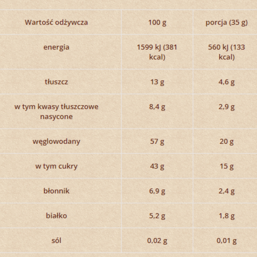 Baton owocowy kokos & nuta pomarańczy Dobra Kaloria 20szt - obrazek 3