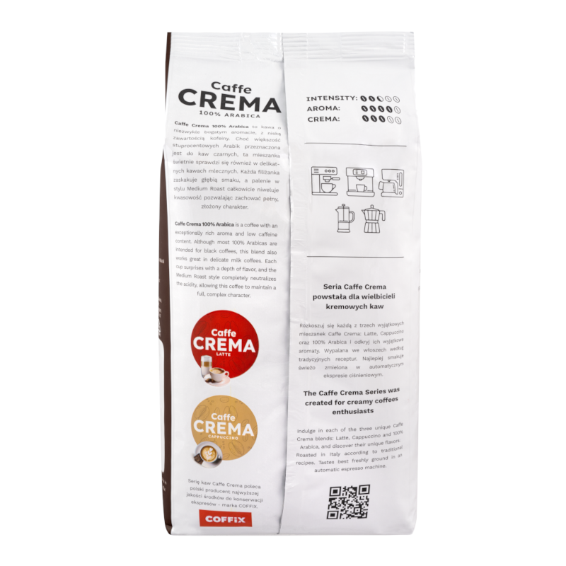 Kawa włoska ziarnista Caffe Crema 100% Arabica 1kg - obrazek 6