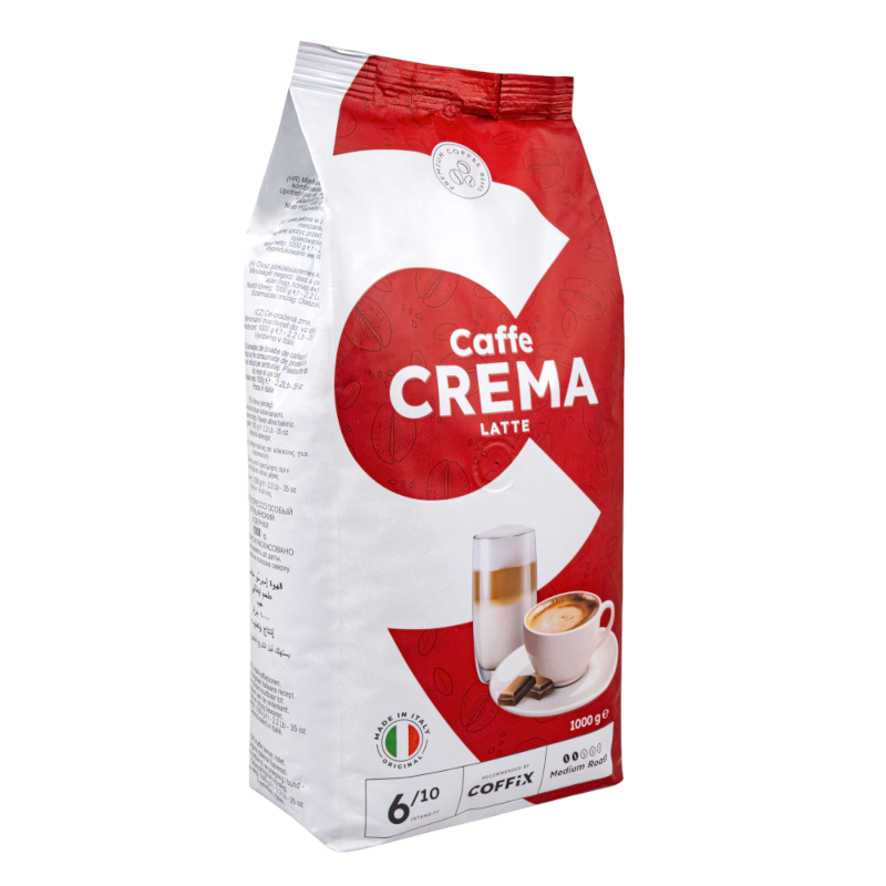 Kawa włoska ziarnista Caffe Crema Latte 1kg - obrazek 3