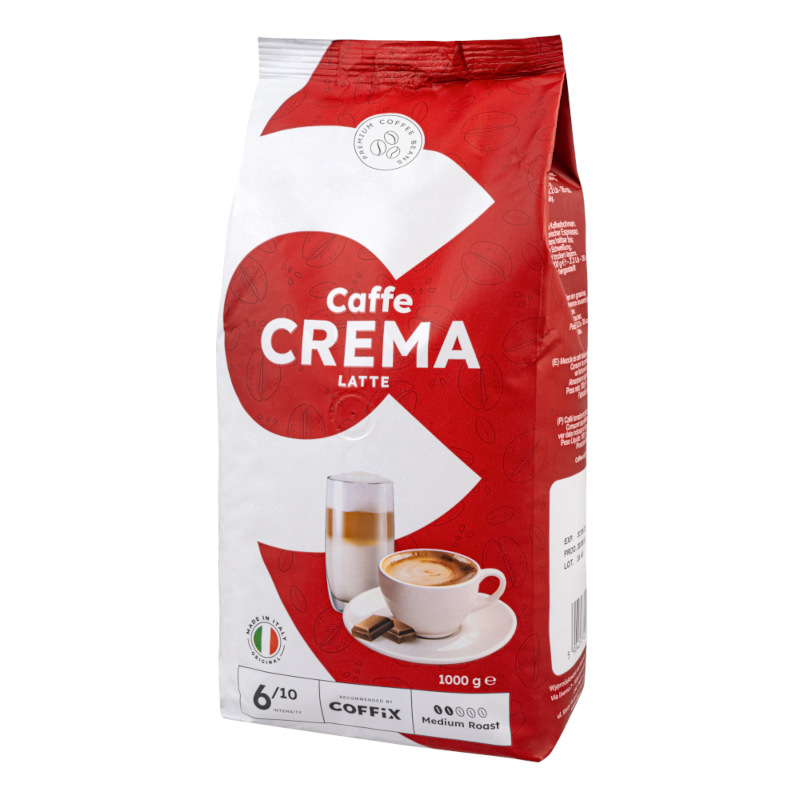 Kawa włoska ziarnista Caffe Crema Latte 1kg - obrazek 5