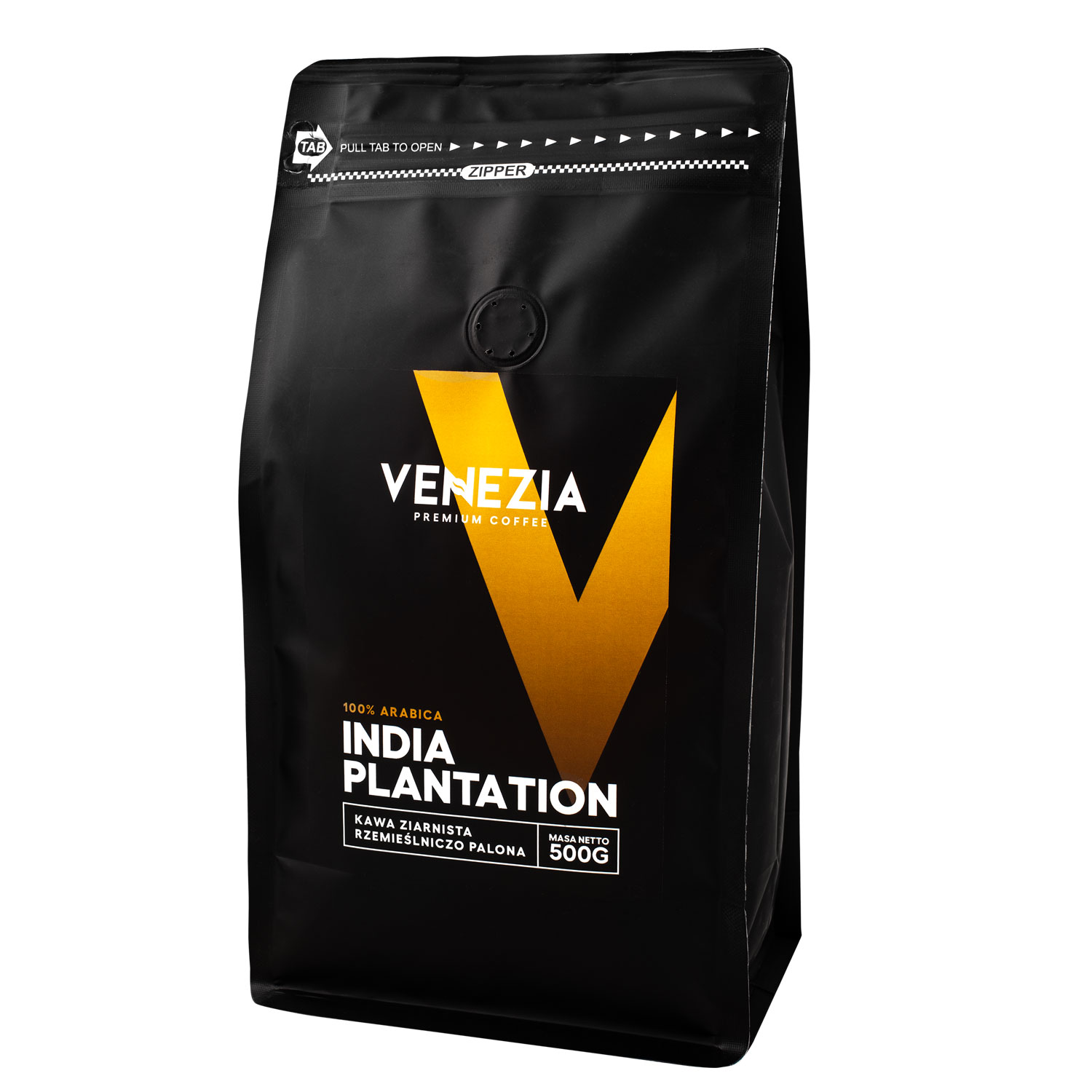 Kawa Ziarnista Venezia INDIA PLANTATION Świeżo Palona 500g