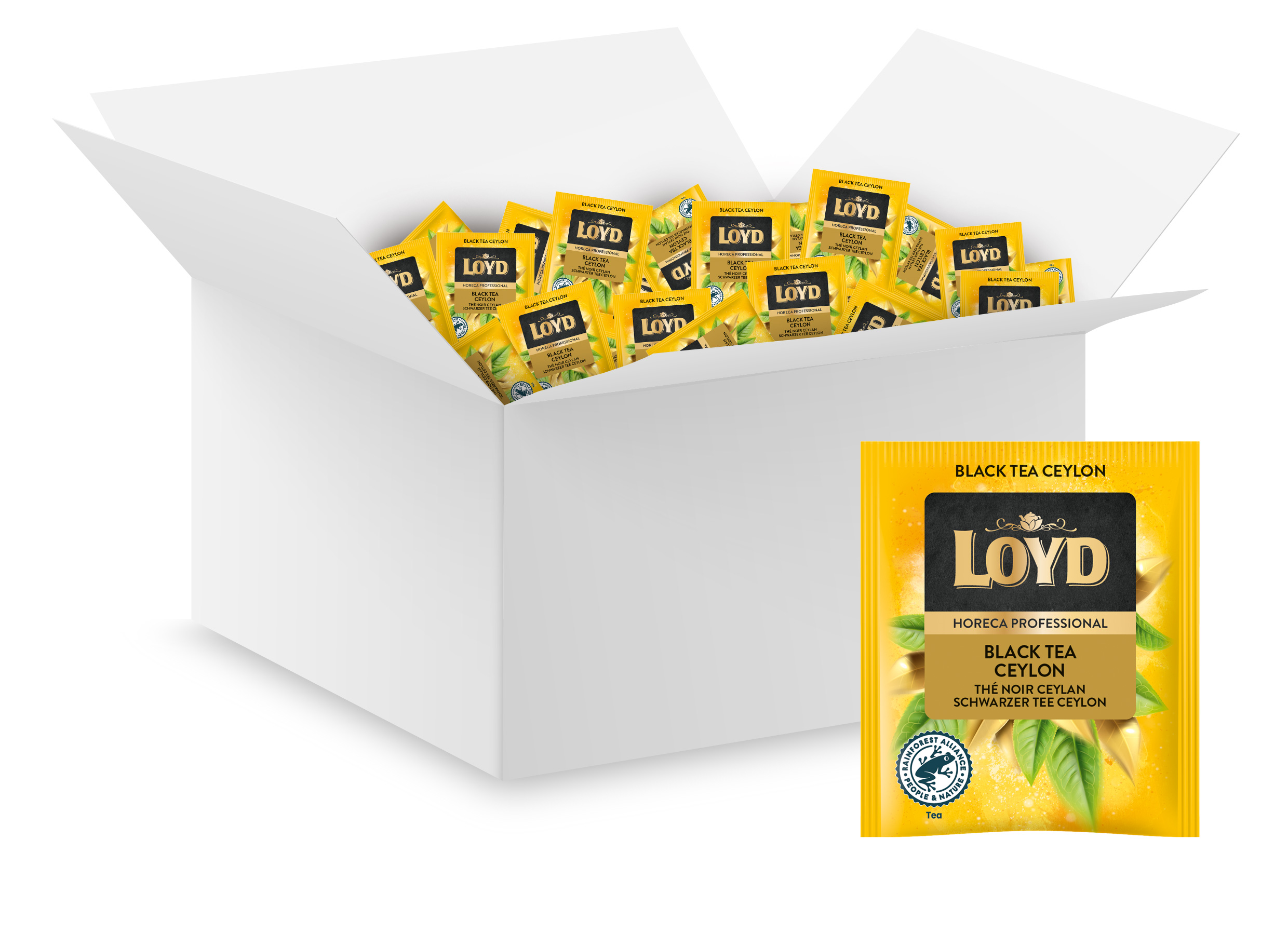 LOYD Herbata Ceylon kopertowana 500 saszetek (karton zbiorczy)