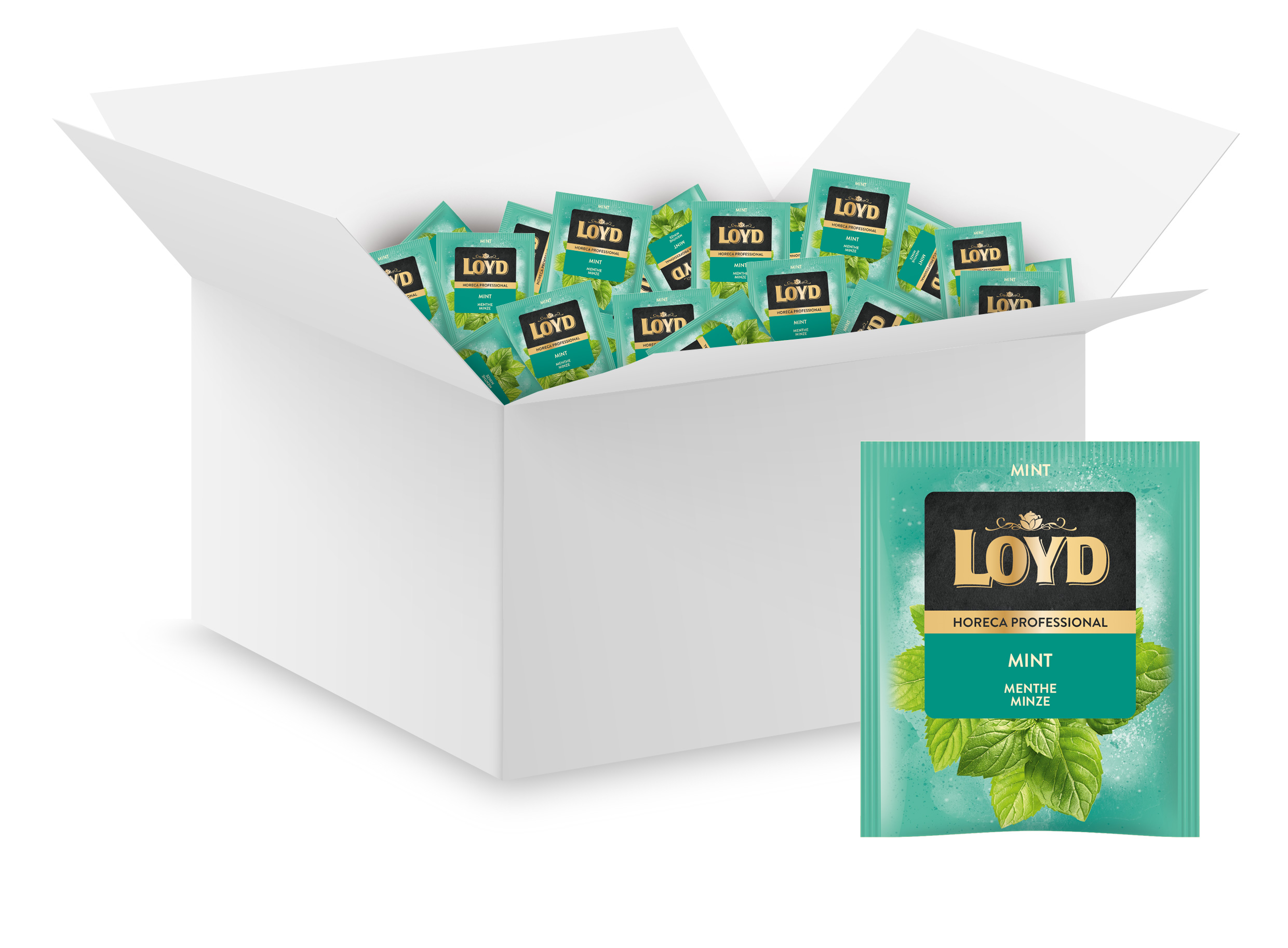 LOYD Herbata Mint - miętowa 500 saszetek kopertowana (karton zbiorczy)