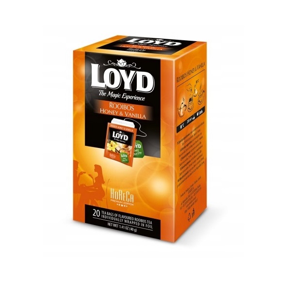 Herbata LOYD Rooibos Honey & Vanilla kopertowana