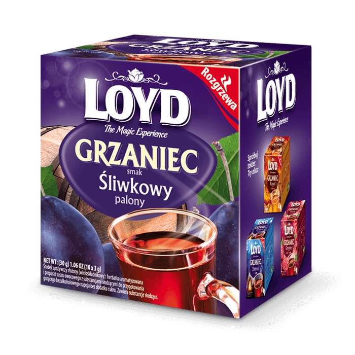 Herbata LOYD Grzaniec Śliwkowy palony