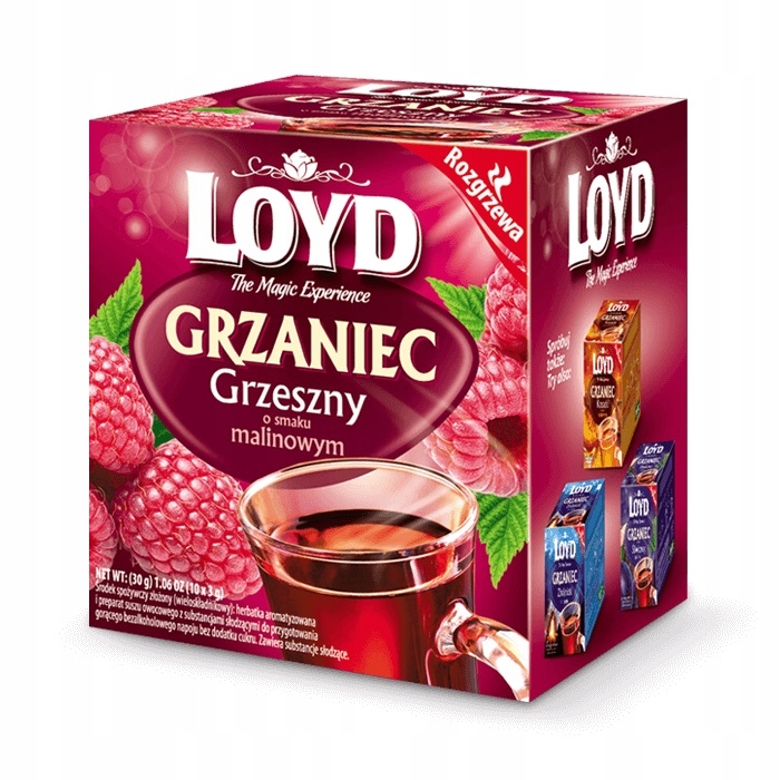 Herbata LOYD Grzaniec Grzeszny malinowy
