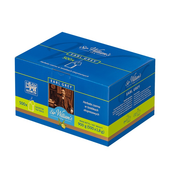 Czarna Herbata Sir William's London Earl Grey 500 saszetek - obrazek 2
