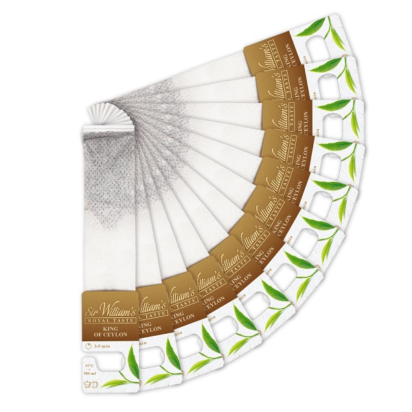 Herbata Sir William's Royal King of Ceylon 12 saszetek - obrazek 2