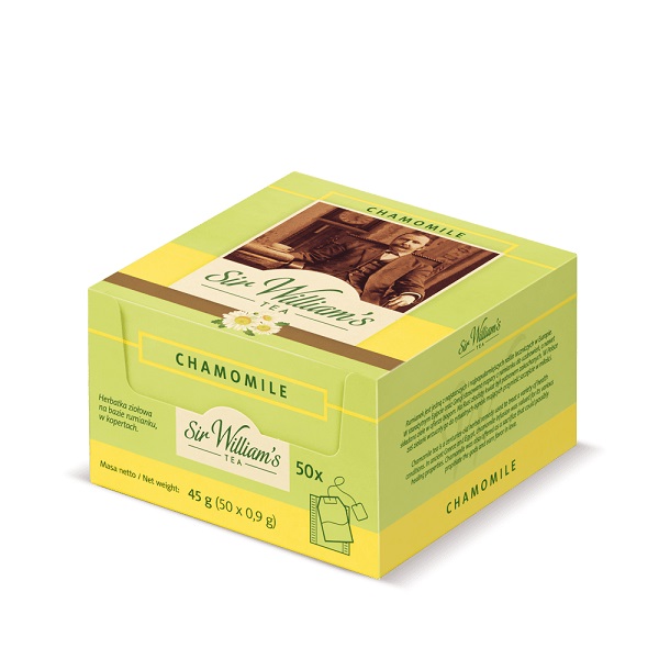 Herbata Sir William’s Tea Chamomile 50 saszetek - obrazek 2
