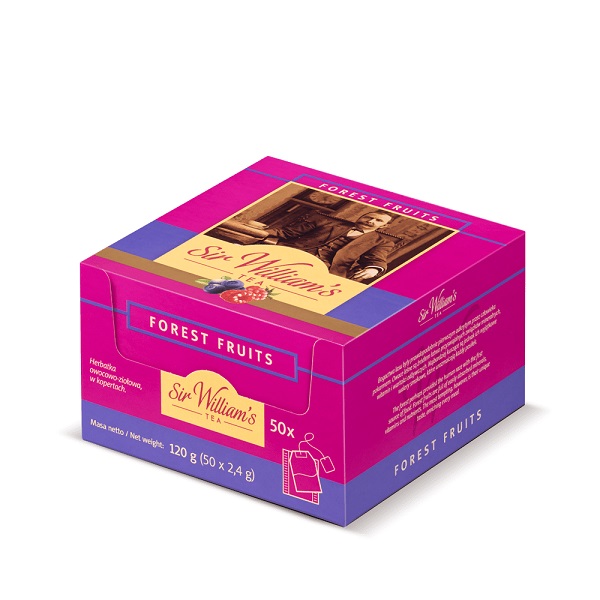 Herbata Sir William’s Tea Forest Fruits 50 saszetek - obrazek 2