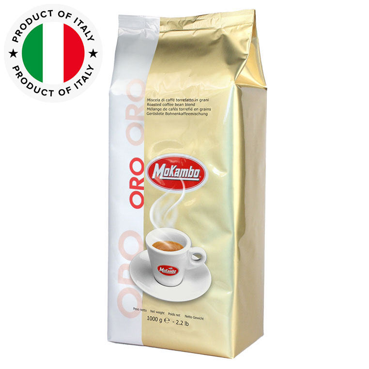 Kawa włoska ziarnista Mokambo Oro - 1kg
