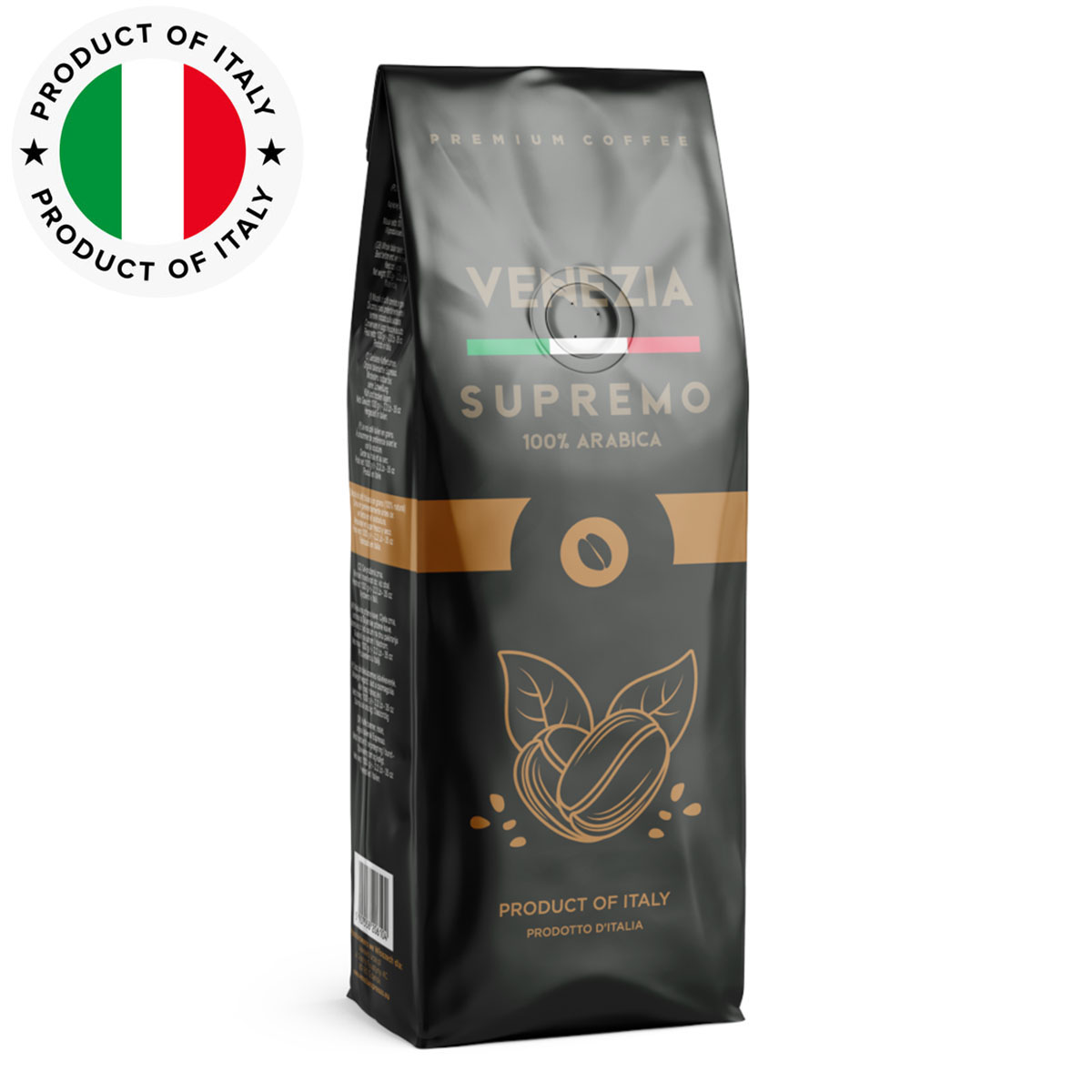 Kawa włoska ziarnista Venezia Supremo 100% Arabika 1kg