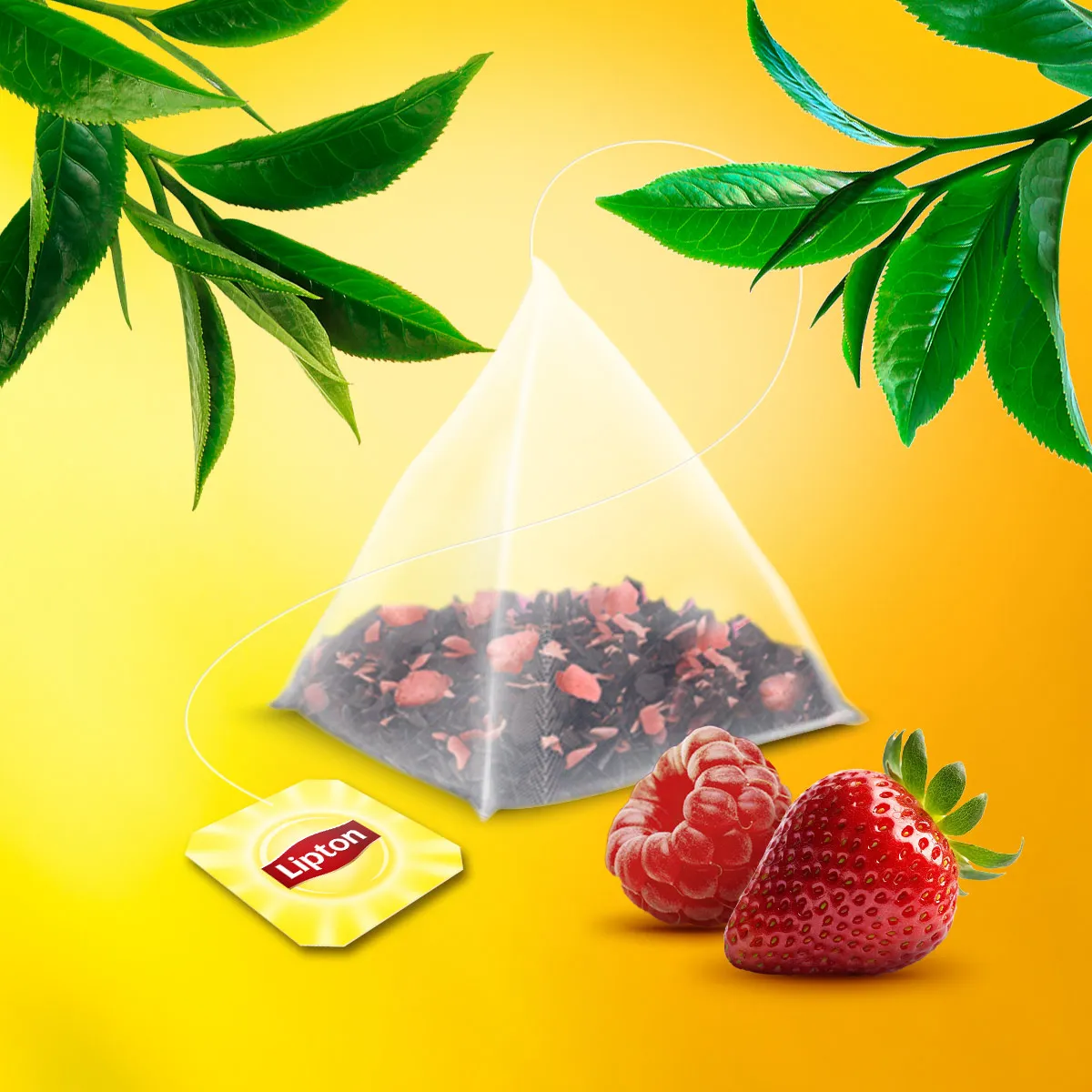 Herbata Lipton czarna Forest Fruit owoce leśne 20 saszetek - obrazek 5