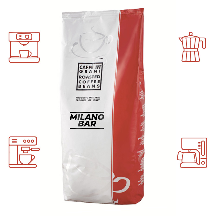 Kawa włoska ziarnista MILANO BAR 1kg - obrazek 2