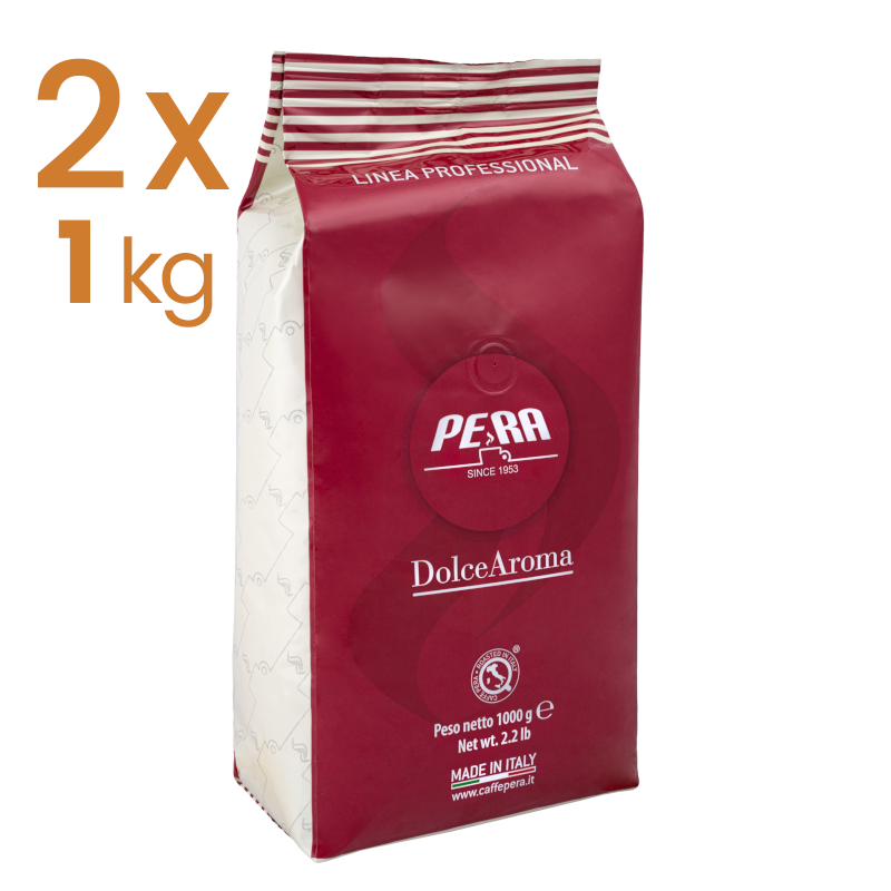 Kawa włoska ziarnista 2x 1kg PERA Dolce Aroma - obrazek 2