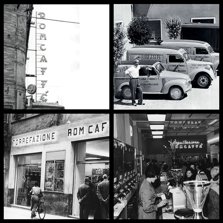 Kawa włoska ziarnista Romcaffe Gold Blend 1kg - obrazek 5