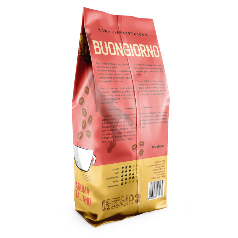 Kawa ziarnista Romeo Di Bari Buongiorno 1kg - obrazek 2