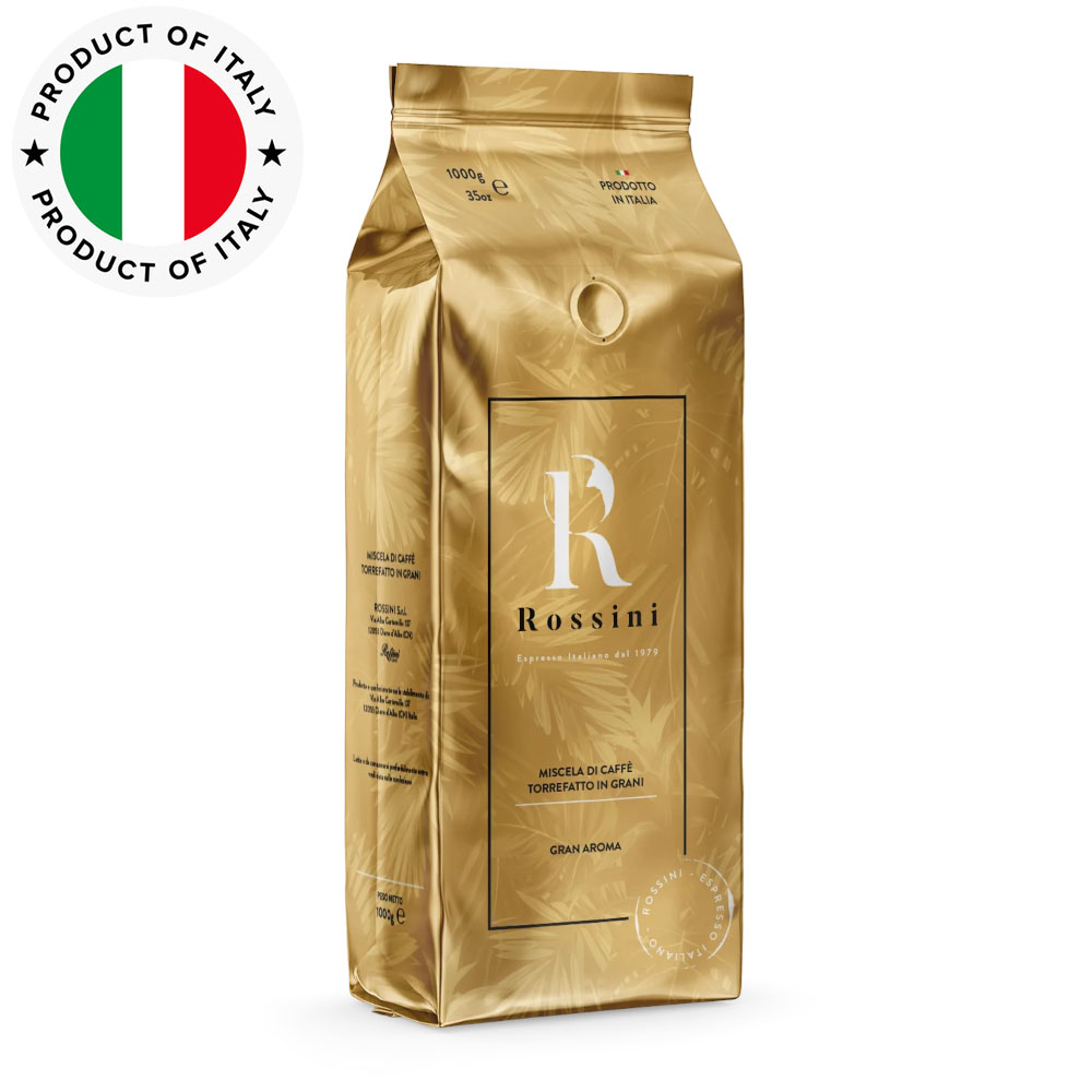 Kawa włoska ziarnista Rossini Gran Aroma 1kg