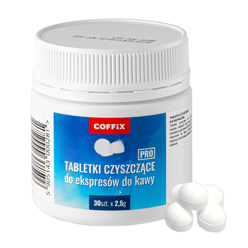 Tabletki czyszczące PRO do ekspresów do kawy 30 szt - COFFIX - obrazek 2