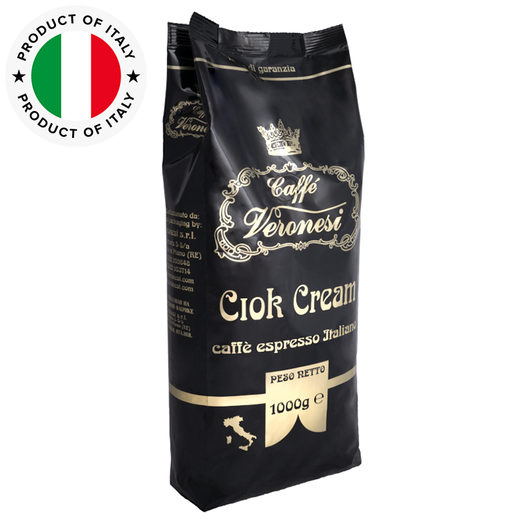 Kawa włoska ziarnista Veronesi Ciok Cream 1kg