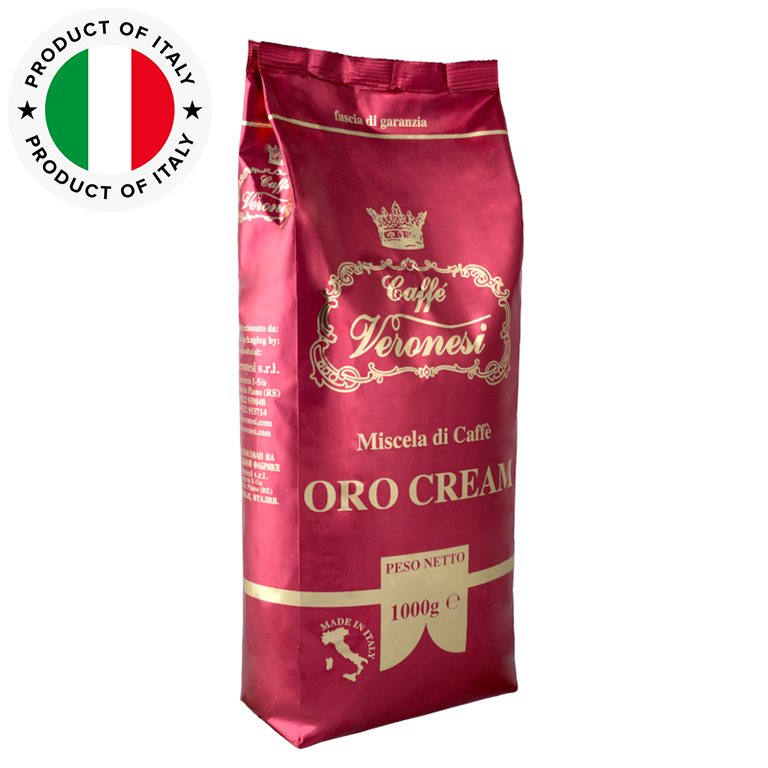 Kawa włoska ziarnista Veronesi Oro Cream 1kg