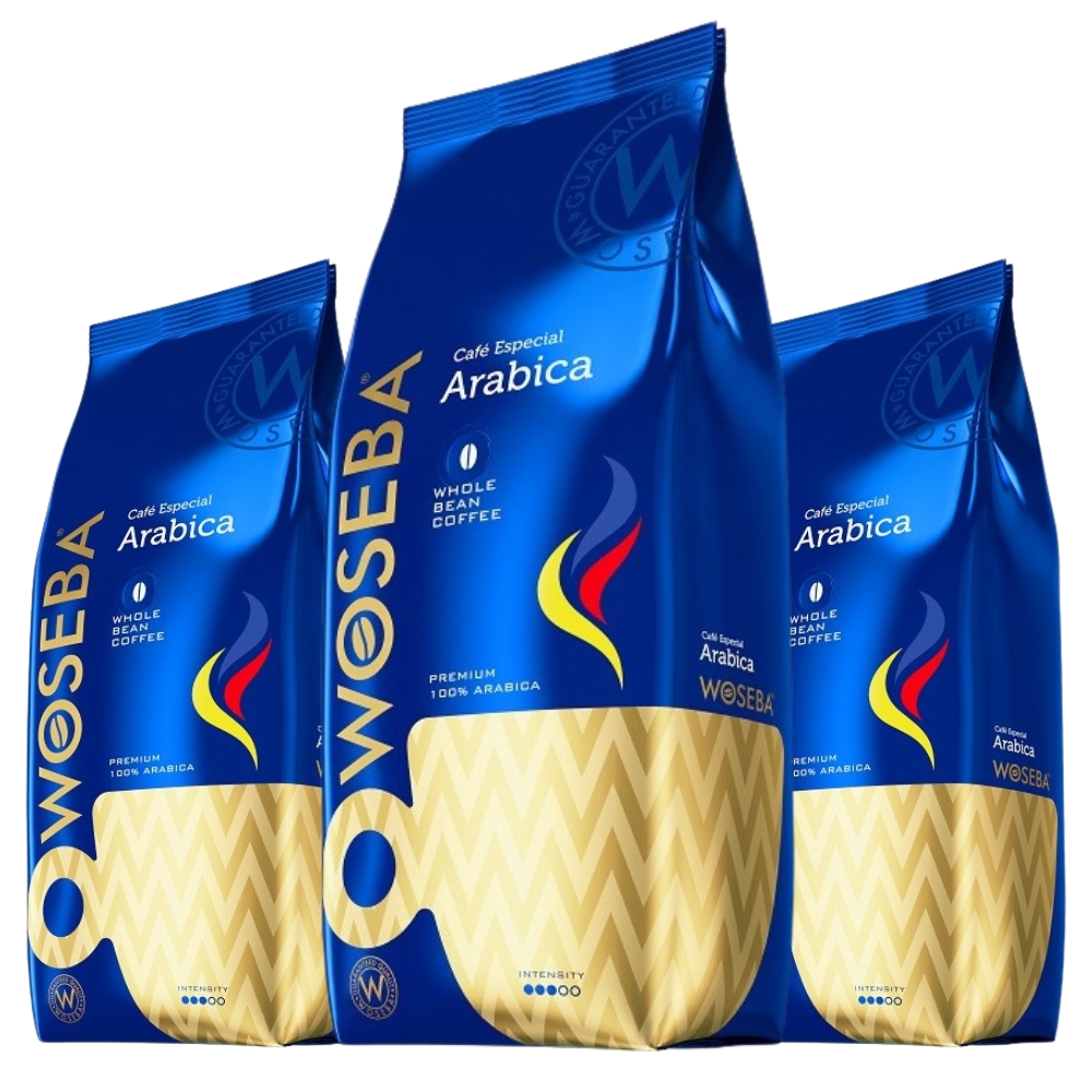 Zestaw kaw WOSEBA ARABICA 3kg