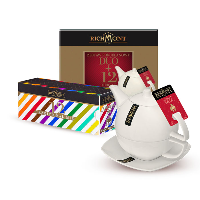 Zestaw prezentowy Richmont Dzbanek Duo + Herbata