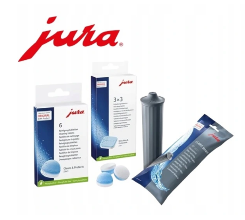 Zestaw do konserwacji JURA - filtr, odkamieniacz, tabletki
