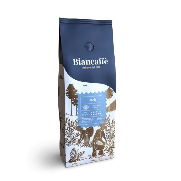 Kawa włoska ziarnista Biancaffe Espresso Bar Decaffeinato 500g
