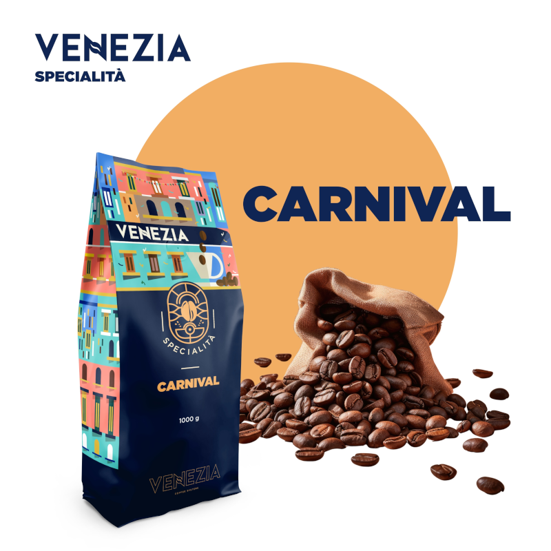 Kawa ziarnista Venezia Specialità Carnival 1kg - obrazek 3