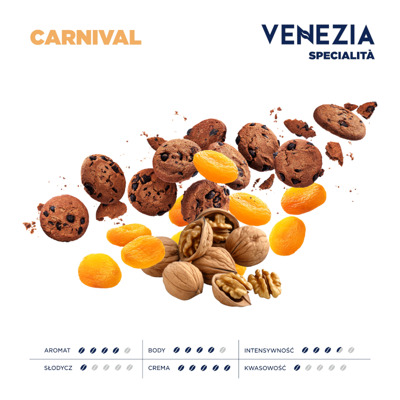 Kawa ziarnista Venezia Specialità Carnival 1kg - obrazek 4