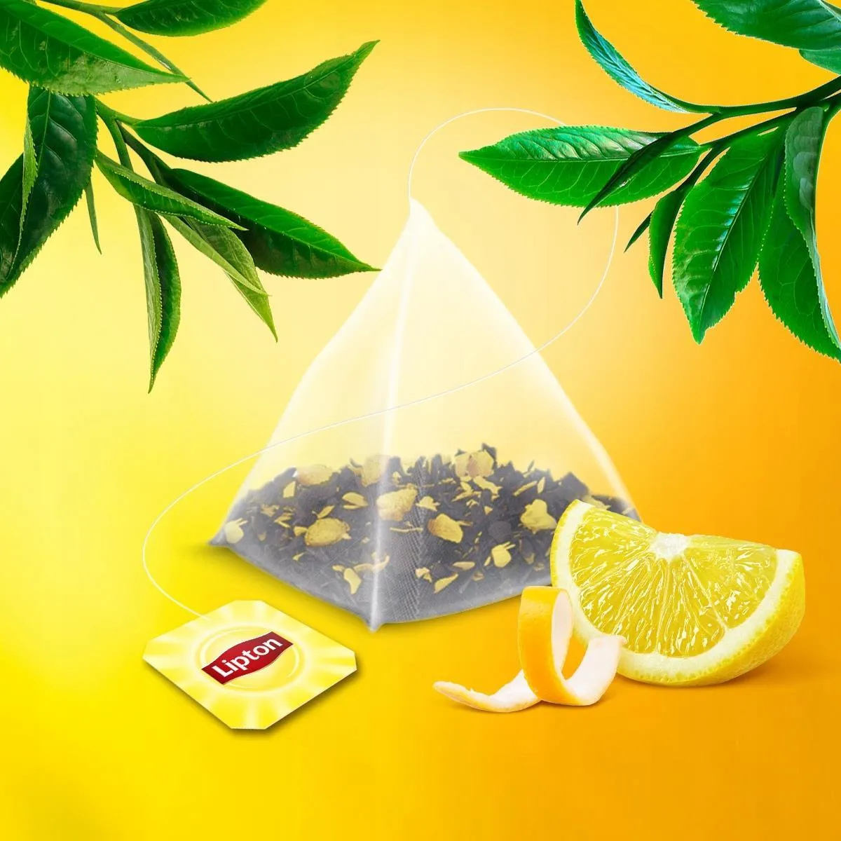 Herbata Lipton czarna z hiszpańską cytryną 20 saszetek - obrazek 2