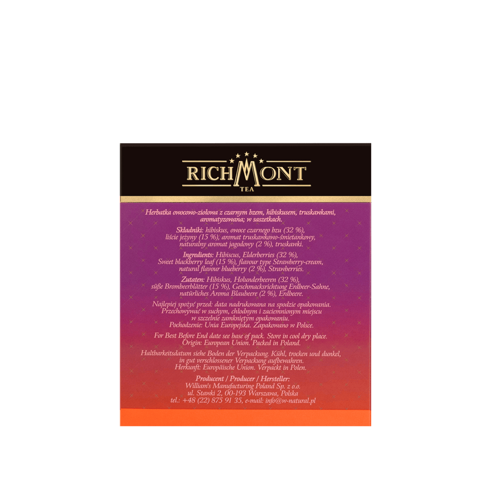 Herbata Richmont Forest Fruits 40 saszetek - obrazek 3