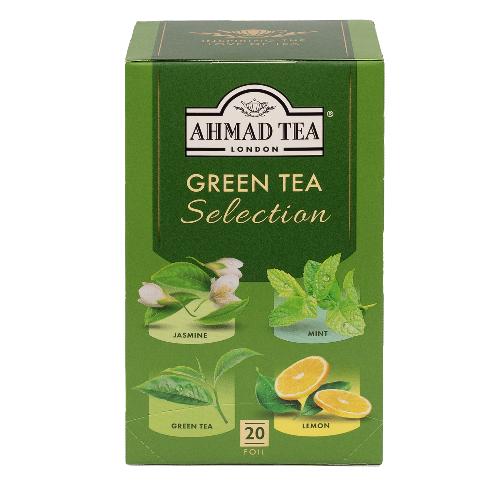 Ahmad Tea Green Teas Selection Herbata zielona mix - 20szt