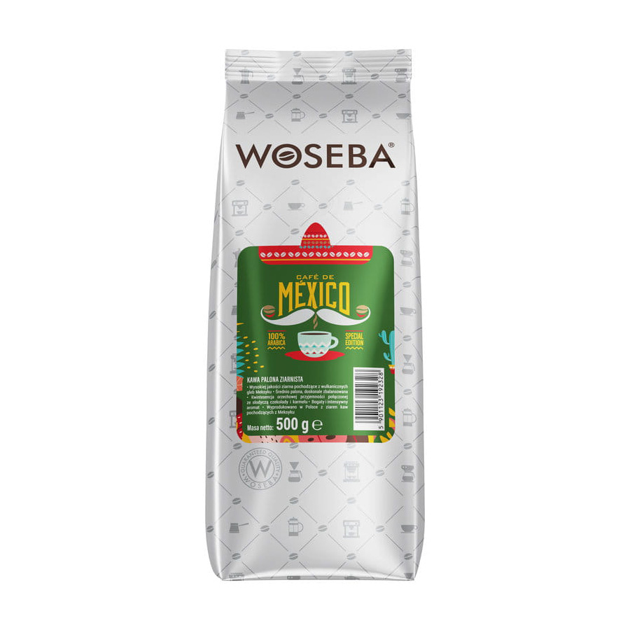 Kawa ziarnista WOSEBA Cafe de Mexico 1kg