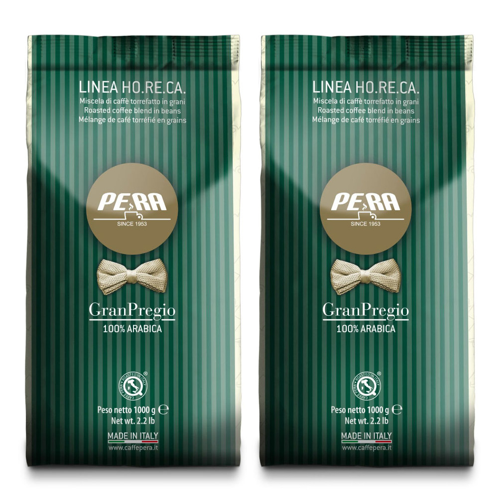 Kawa włoska ziarnista PERA Gran Pregio 2x 1kg