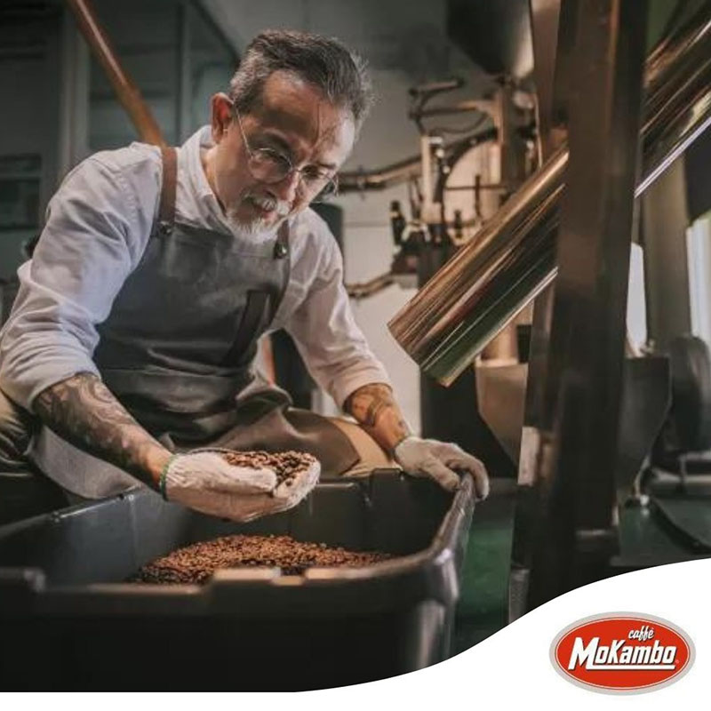 Kawa włoska ziarnista Mokambo Oro - 1kg - obrazek 4