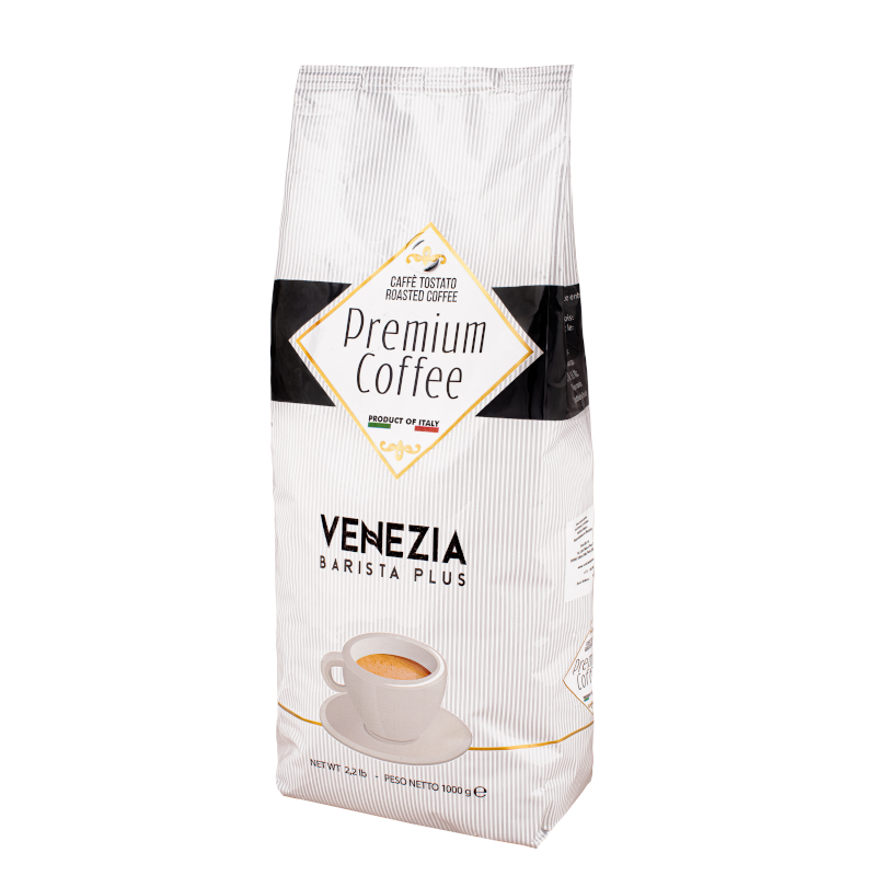 Kawa włoska ziarnista Venezia Barista Plus 1kg - obrazek 4
