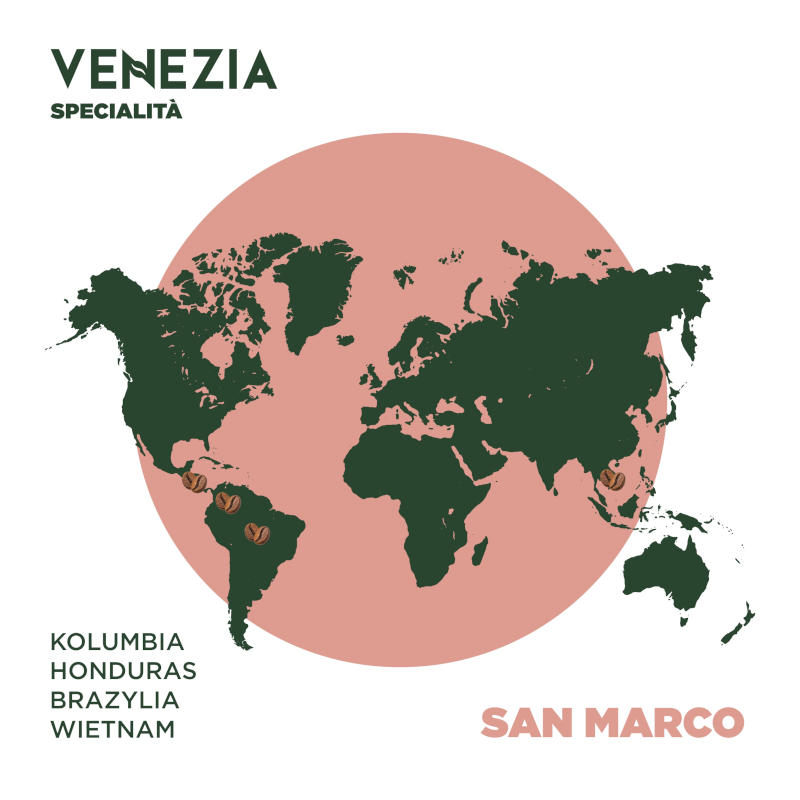 Kawa ziarnista Venezia Specialità San Marco 1kg - obrazek 6