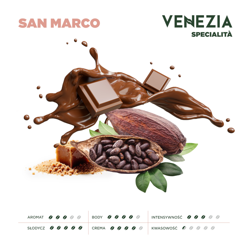 Kawa ziarnista Venezia Specialità San Marco 1kg - obrazek 4