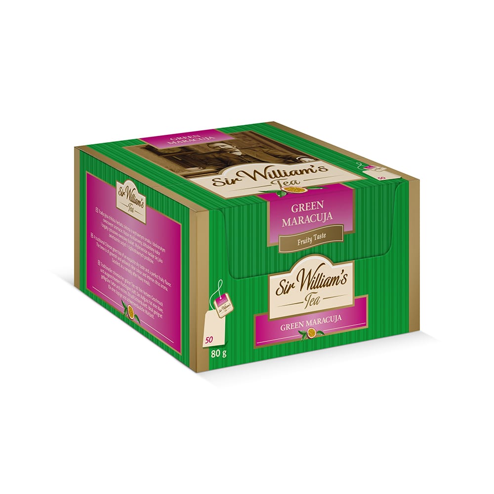 Herbata Sir William’s Tea Green Maracuja 50 saszetek