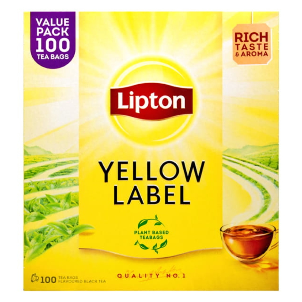 Herbata Lipton Yellow Label 100 torebek - obrazek 2